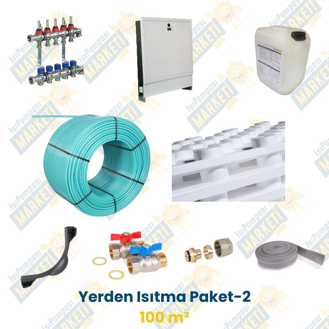 YERDEN ISITMA PAKETİ - 2 (100 M²)