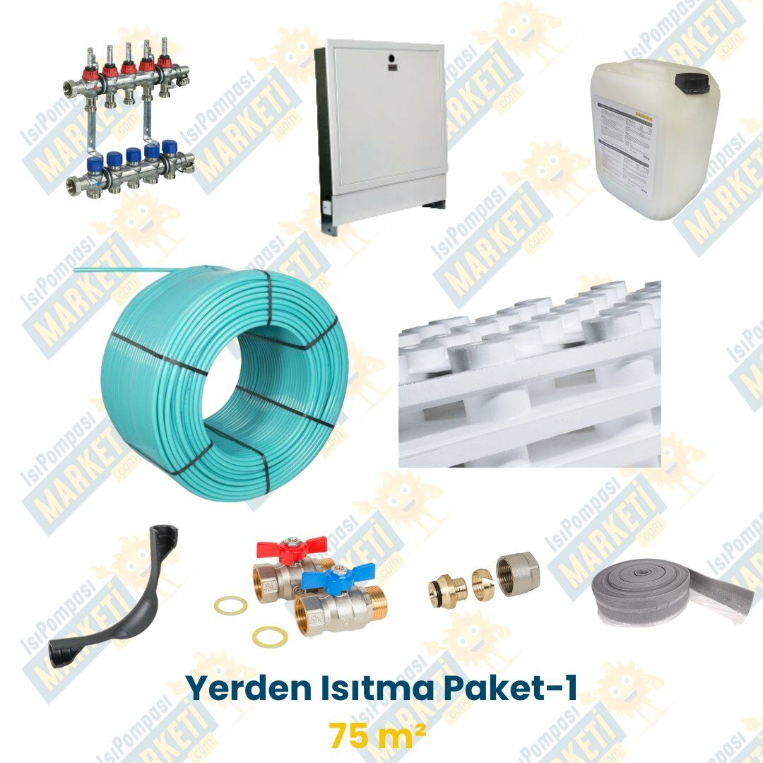 YERDEN ISITMA PAKETİ - 1 (75 M²)