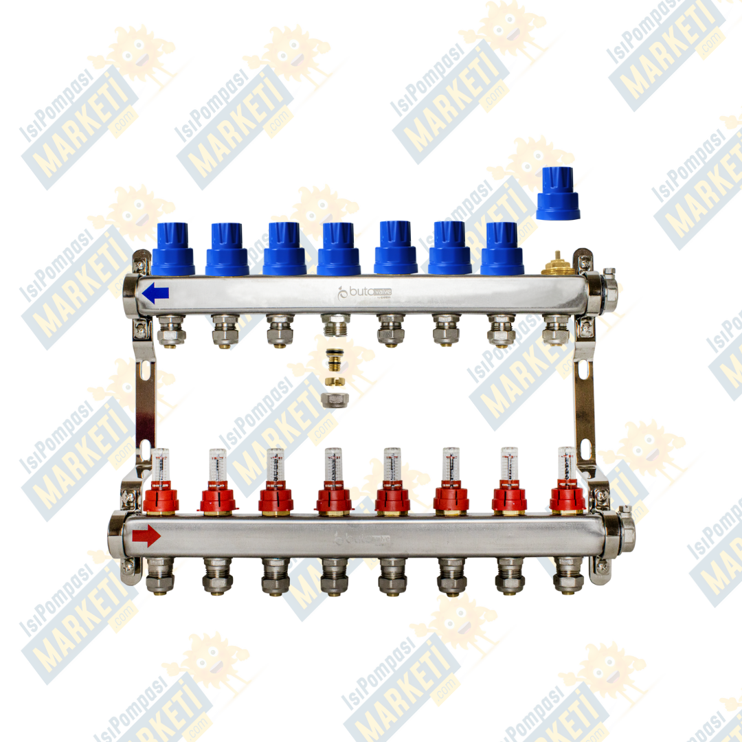 35 PASLANMAZ ÇELİK 2 AĞIZLI DEBİ AYARLI KOLLEKTÖR