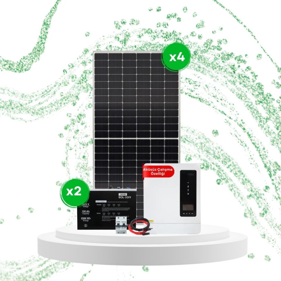 ŞEBEKEDEN BAĞIMSIZ GÜNEŞ ENERJİ SİSTEMİ PAKET-4